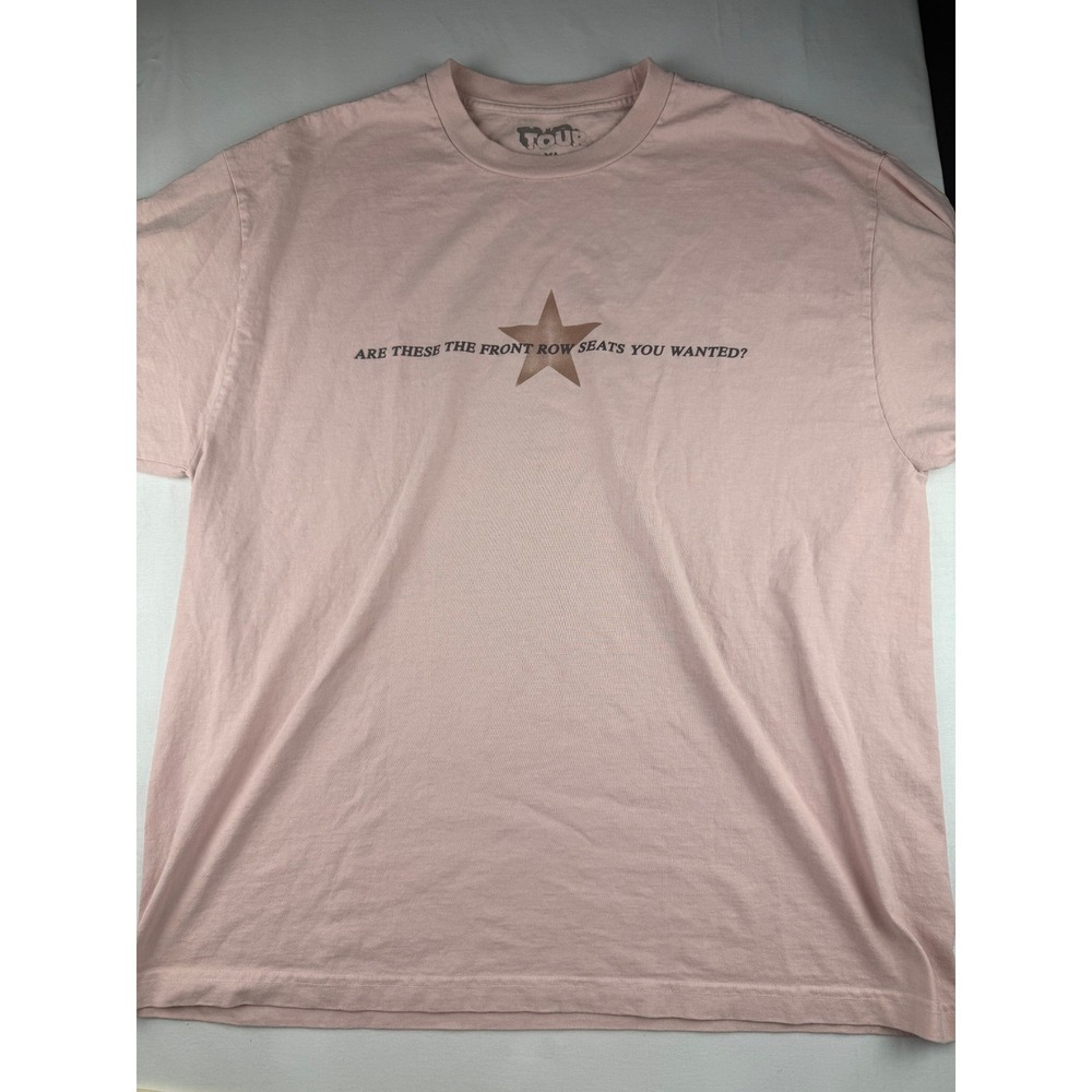 Travis Scott Utopia Tour Tee XL Pink Circus Maximus "Front Row"